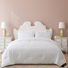 【Bundle】All Season Silk Duvet Insert + Misty Blue Duvet Cover Set (3-Piece)