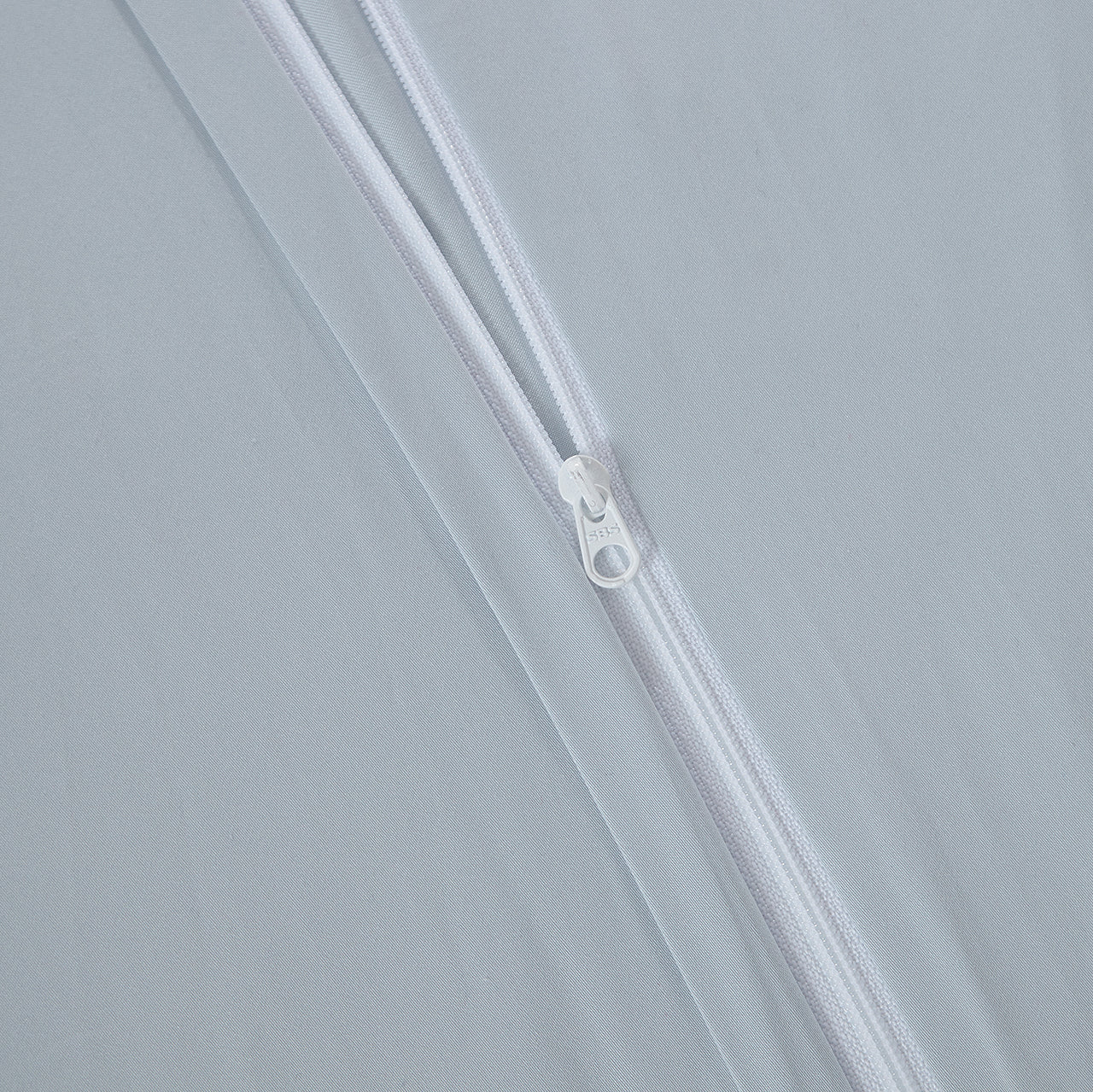 Misty Blue Long-Staple Cotton Duvet Cover Set