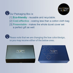 Long-staple Cotton Duvet Cover Set, 3-piece, White