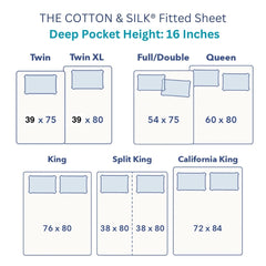 Long-staple Cotton Fitted Sheet, White