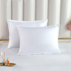 Long-staple Cotton Pillow Sham Set of 2, White