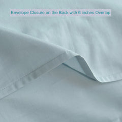 Long-staple Cotton Euro Sham Set of 2, Misty Blue
