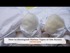 [Outlets] Silk-filling Duvet Insert (Silk Comforter) for All Seasons - Ultra Soft, Breathable, Body-Hugging