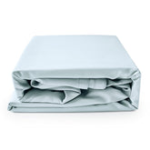 Long-staple Cotton Flat Sheet, Misty Blue