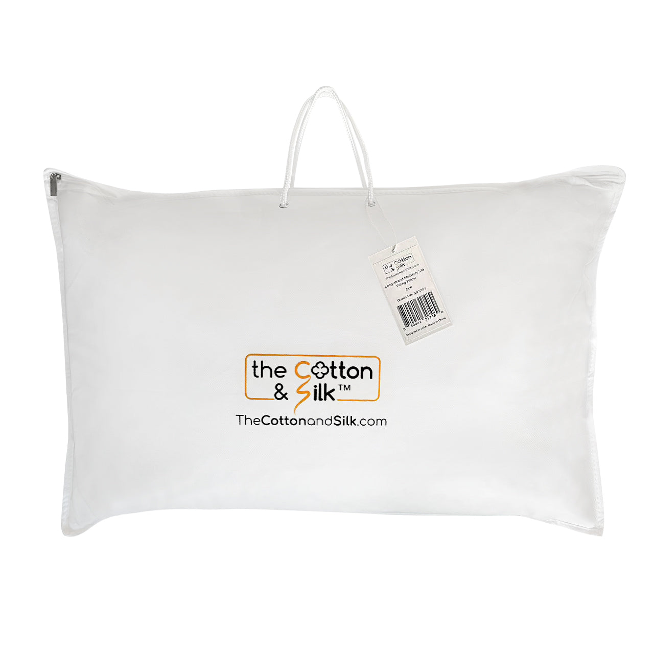 100% Mulberry Silk Filled Pillow Insert, Soft (v.s. firm, medium) – THE  COTTON & SILK