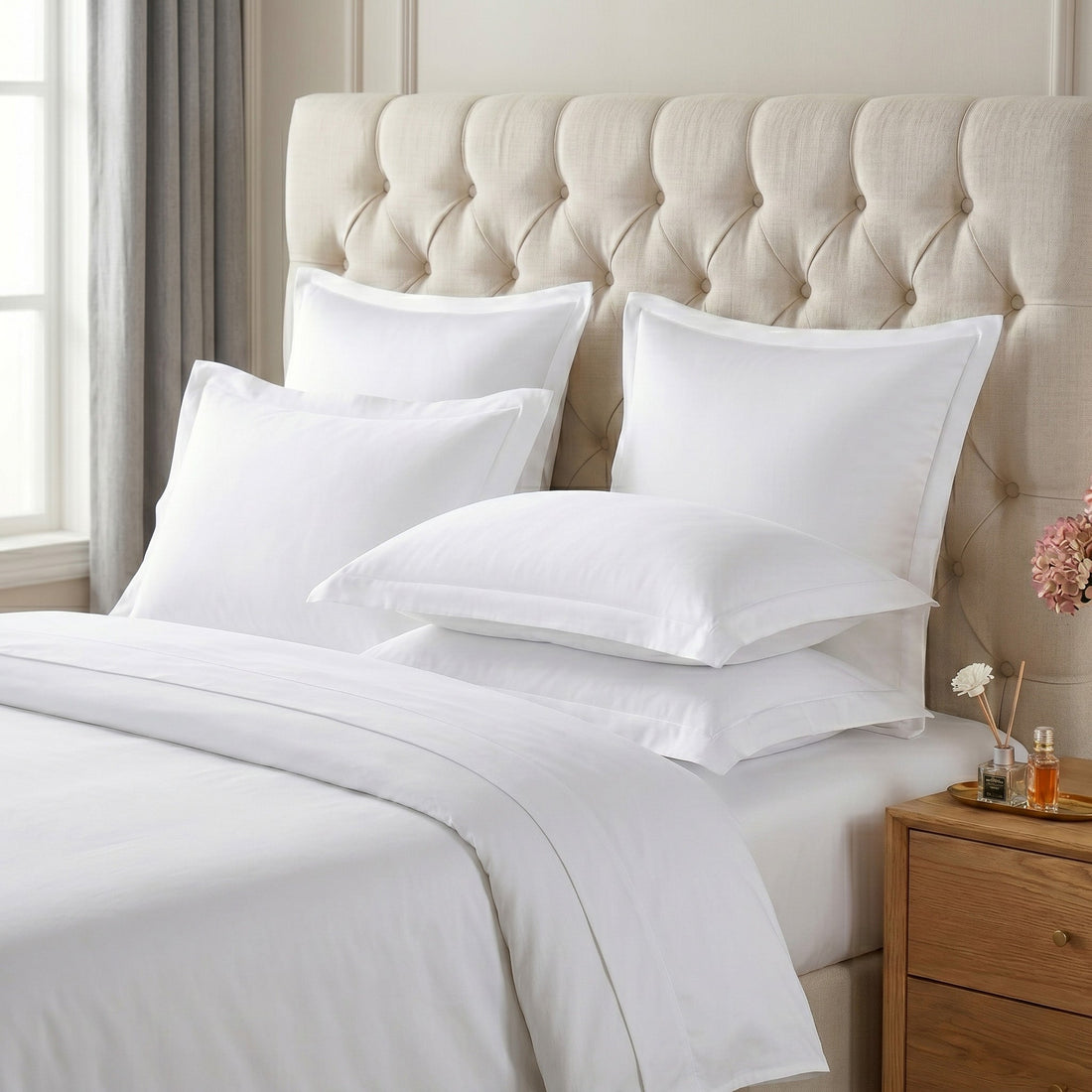 Save on Luxury Cotton Bed Sheets, Pillow Shams and Euro Shams