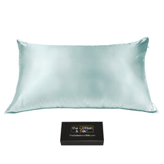 [Outlets] King-size 22 Momme Mulberry Silk Pillowcase, Light Green