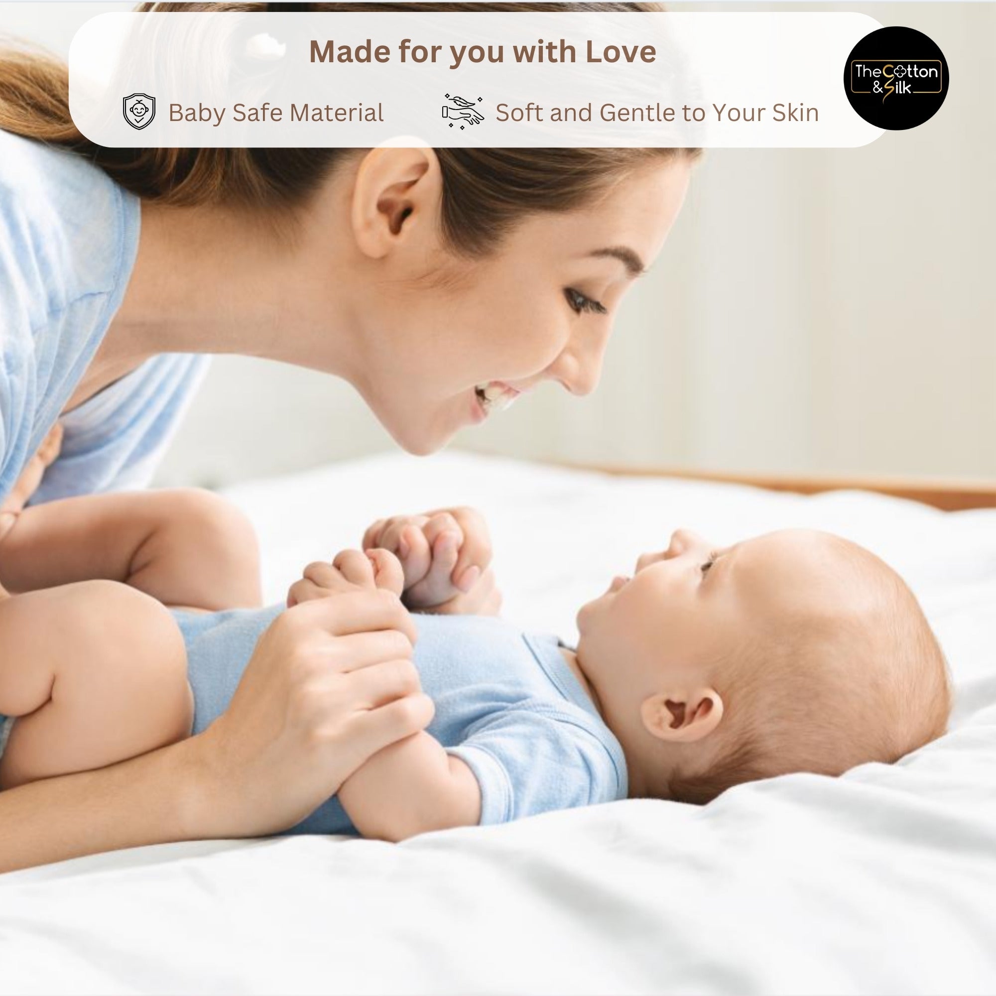 Bedding Products made with Love - Soft and Gentle to your skin - from THE COTTON & SILK