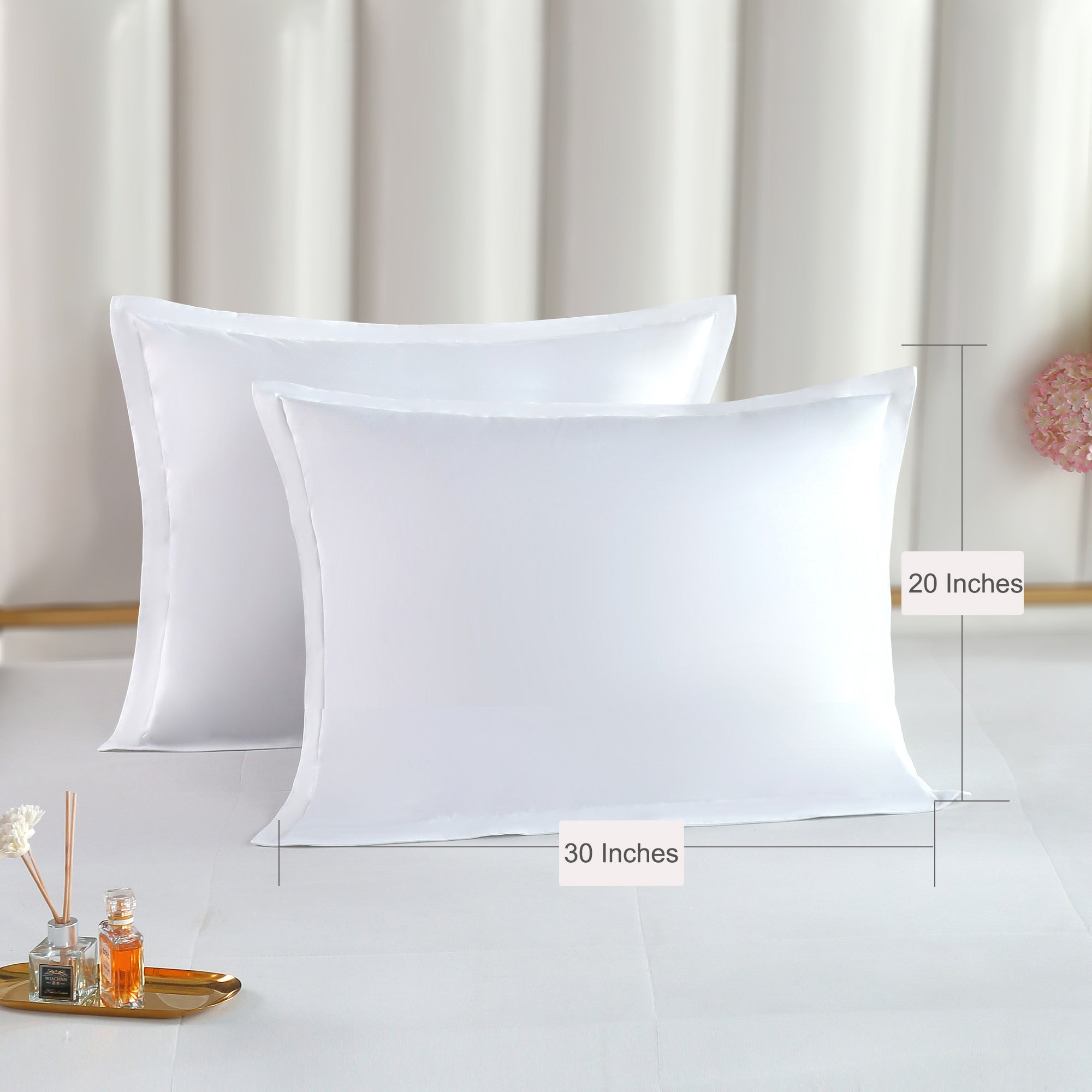 [Bundle] 100% Long-staple Cotton Bed Sheet Set (4-piece), White