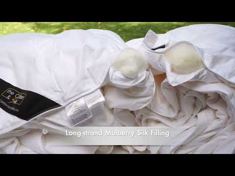All Seasons Mulberry Silk Filled Duvet Insert / Silk Comforter