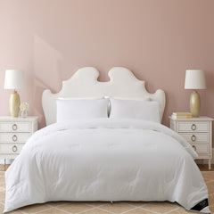 100% Mulberry Silk Filled Duvet On Bed