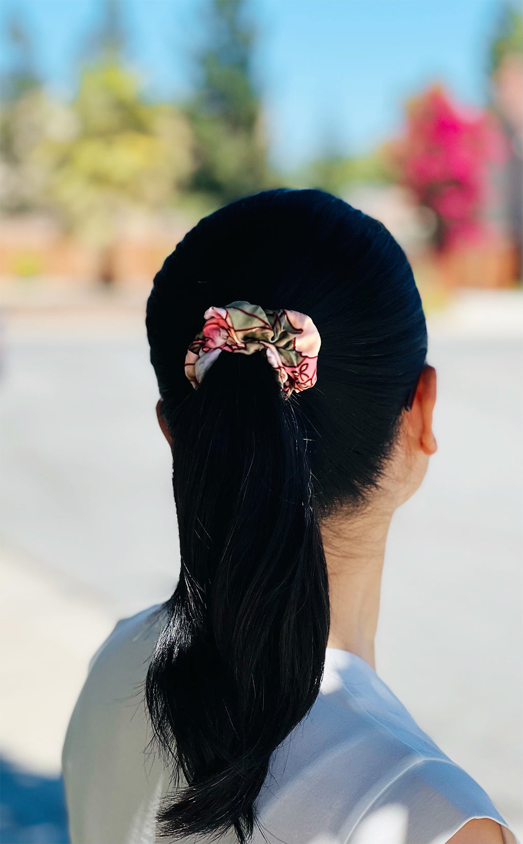 Hair scrunchies mix (100% 6A mulberry silk -22 Momme)