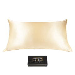Champagne King Size Silk Pillowcase