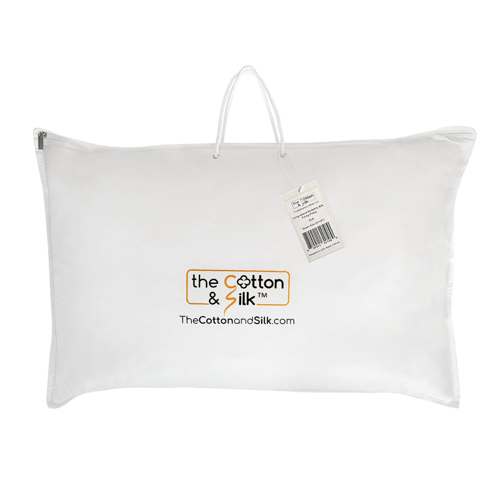 Silk stuffed pillows outlet