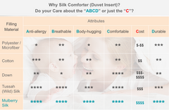 Why Silk Comforter / Duvet Insert ?