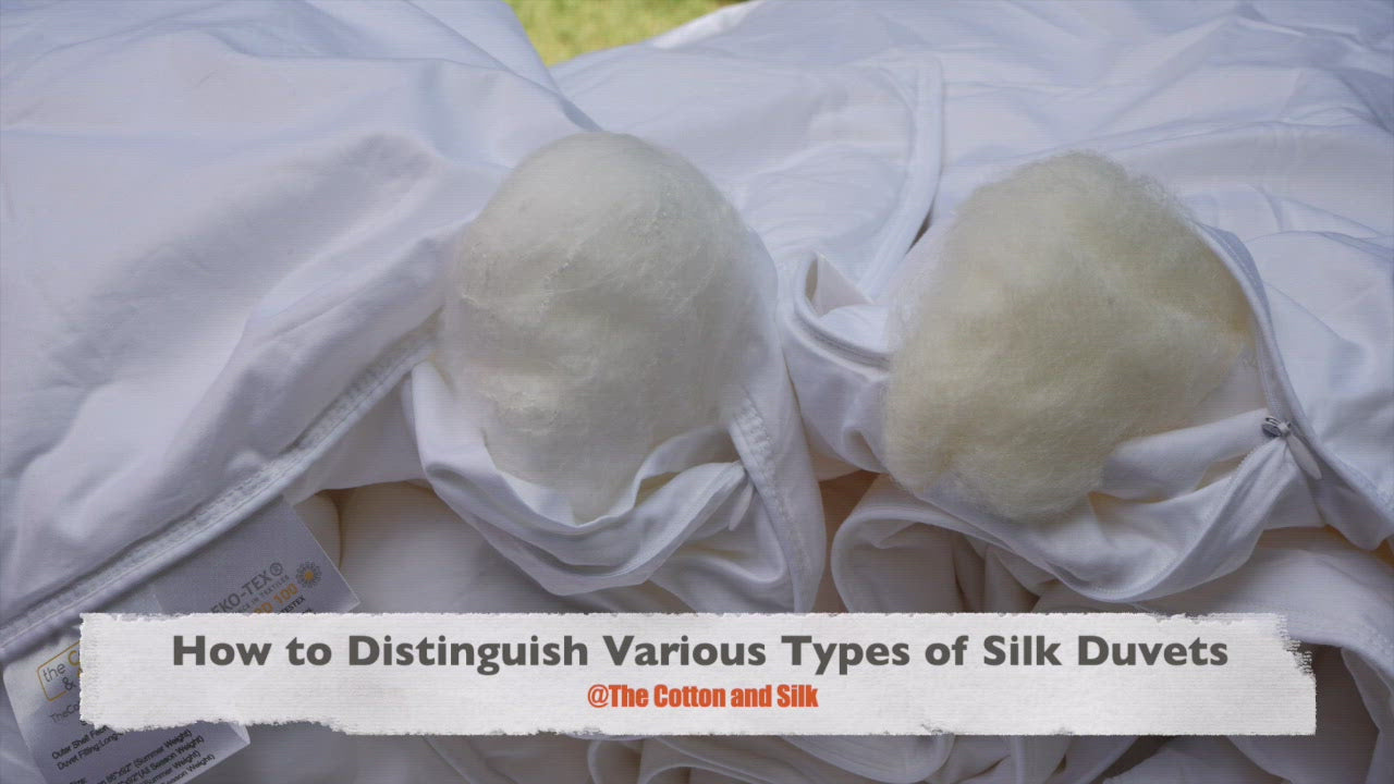 All Seasons Mulberry Silk Filled Duvet Insert / Silk Comforter